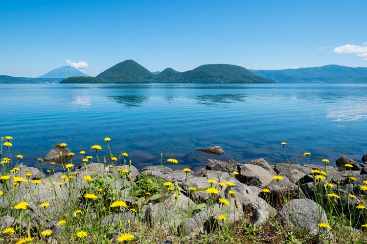 Het meer - Toya-ko - Hokkaido - Japan